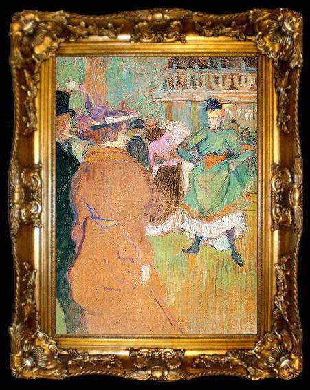 framed   Henri  Toulouse-Lautrec The Beginning of the Quadrille at the Moulin Rouge, ta009-2
